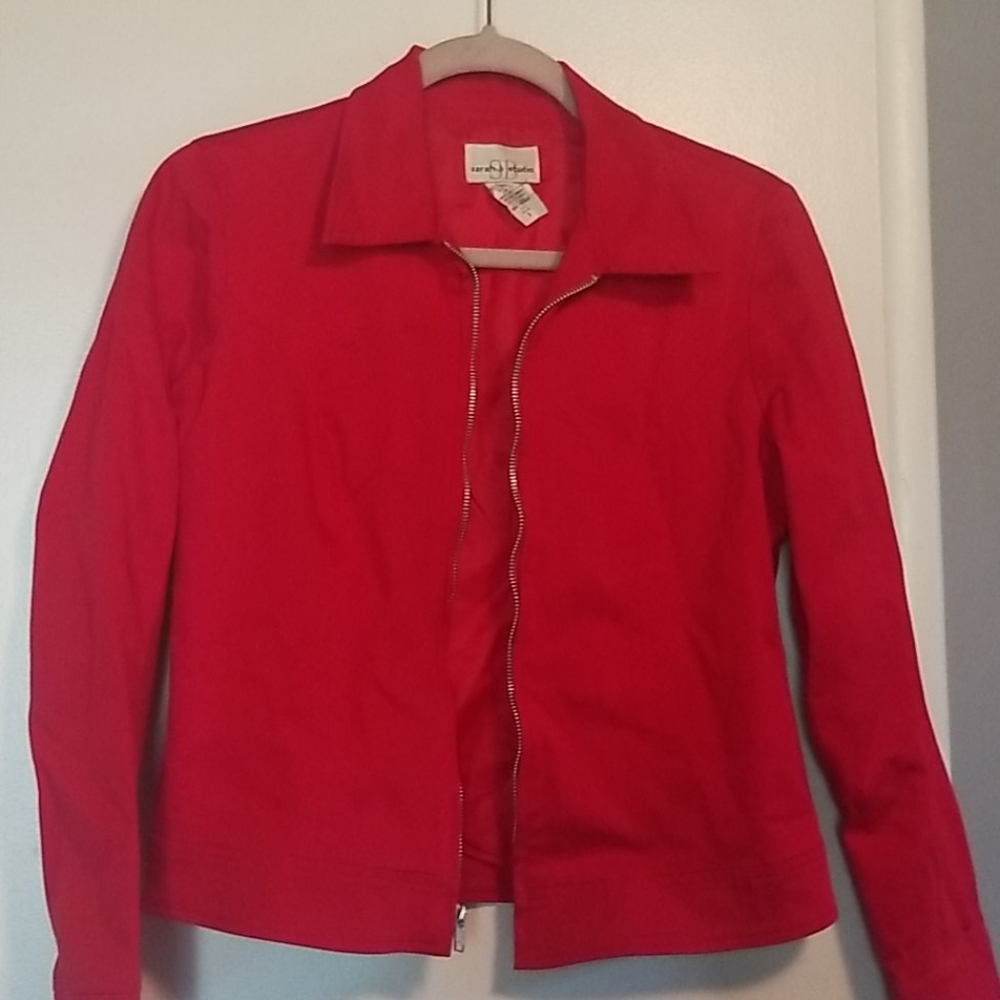 Red jacket